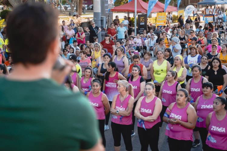 Todo listo para el Zumbathon en Santa Lucía