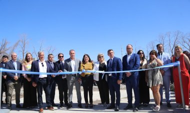 Orrego participó de la inauguración de una de las plantas de hormigón más moderna de Cuyo