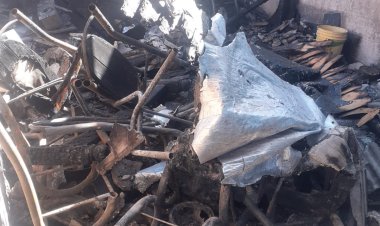 Rivadavia brindó asistencia a la familia de La Bebida tras un incendio en su hogar