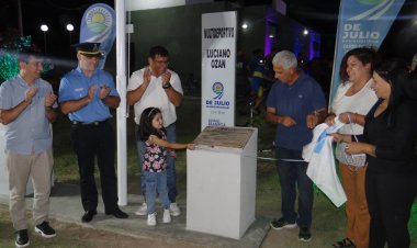 9 de Julio sigue inaugurando obras en su aniversario