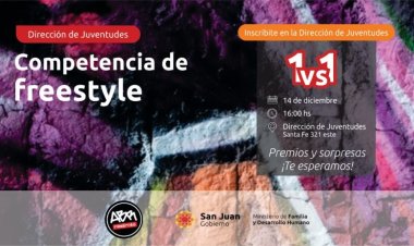 Se viene una competencia de Freestyle con sorteos y premios