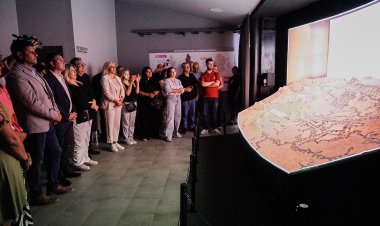 Orrego recorrió un proyecto educativo y turístico para potenciar las energías renovables en Ullum