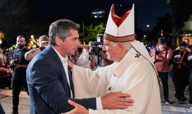 El gobernador Orrego participó en la misa de Acción de Gracias por la Navidad