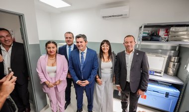 El gobernador Marcelo Orrego inauguró la ampliación y refacción de un Centro de Salud en Chimbas