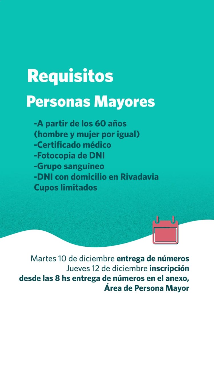 Rivadavia abre las inscripciones para las Colonias de Verano 2025