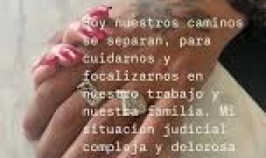 Wanda Nara anunció la ruptura con L-Gante: "Nuestros caminos se separan"