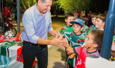 Pocito reacondicionó la plaza del Barrio Zaldívar