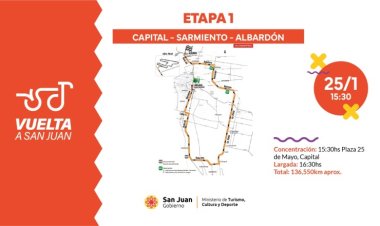Vuelta a San Juan 2025: información de la Etapa 1