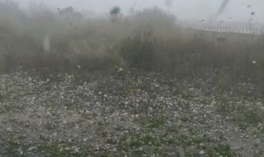 Graniza en varias zonas de la provincia