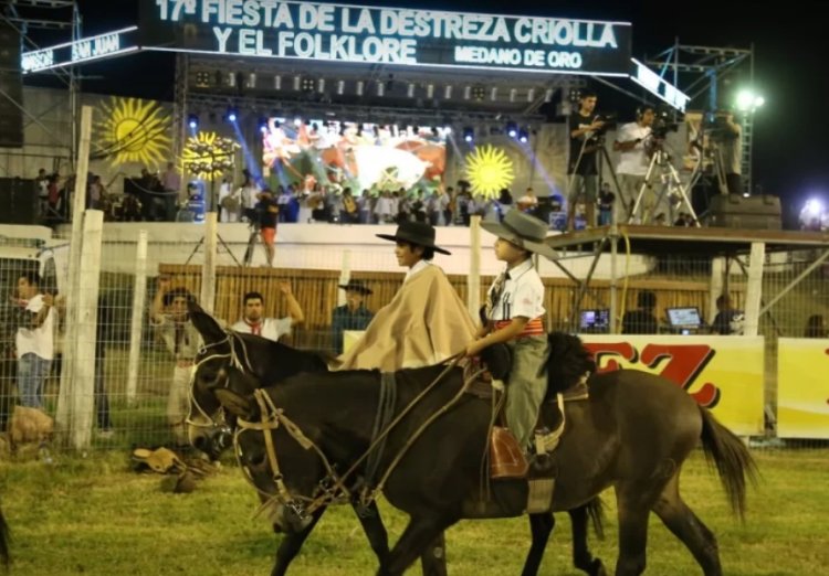 A puro cuarteto, folclore y con 45 montas por noche, brindaron detalles del Festival en el Médano de Oro