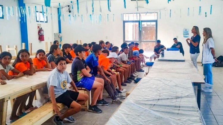 Personal de Salud participó con actividades de prevención en las colonias de Albardón