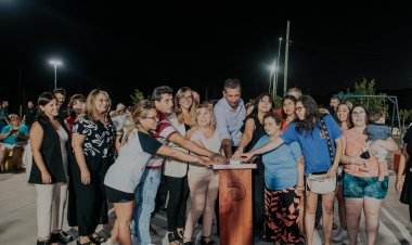 Pocito inauguró el reacondicionamiento de la Plaza del Barrio Ceramista