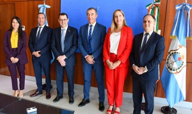 El vicegobernador Fabián Martín recibió al embajador de Irlanda