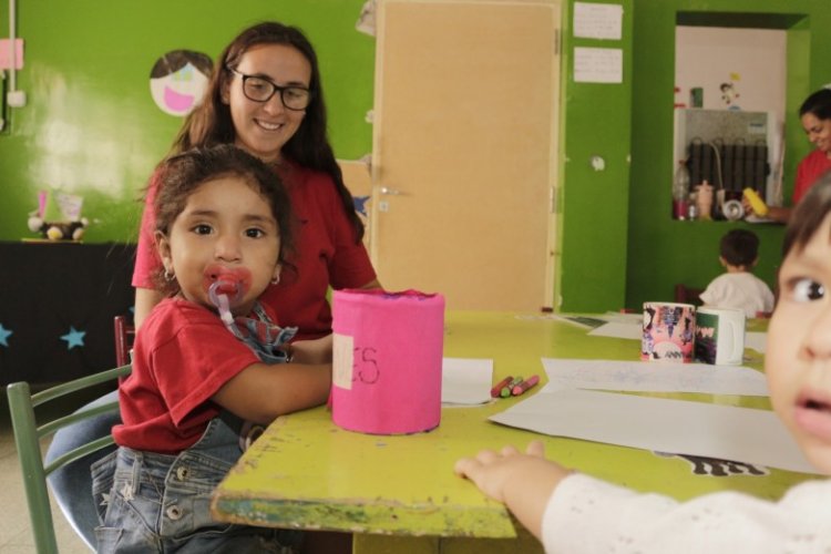 Los Jardines de Cosecha garantizan contención y cuidado a niños y niñas de 45 días a 12 años