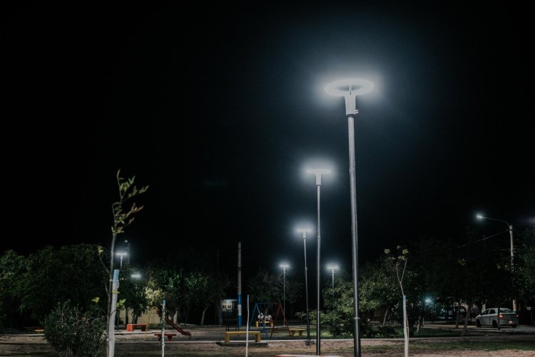 Pocito inauguró el reacondicionamiento de la Plaza del Barrio Ceramista