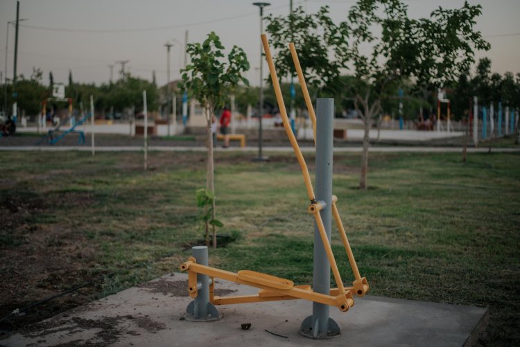 Pocito inauguró el reacondicionamiento de la Plaza del Barrio Ceramista