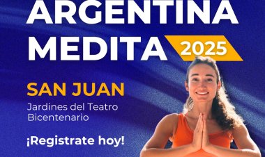 San Juan se une a “Argentina Medita” para fomentar la paz y el bienestar