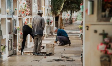 Realizan una serie de mejoras en el Cementerio Municipal de Pocito