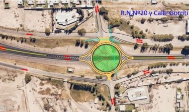 En una intersección clave evalúan la construcción de una rotonda