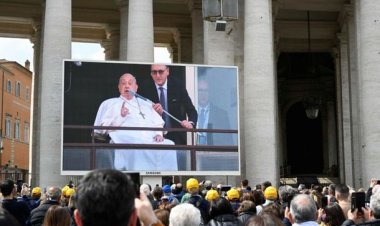 Alegría: el papa Francisco recibió el alta y reapareció en público