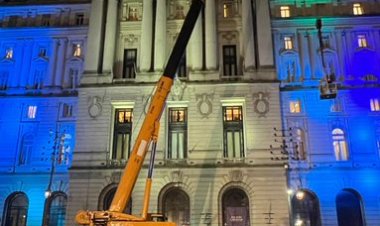 El Gobierno celebró los cambios en la fachada del Palacio Libertad