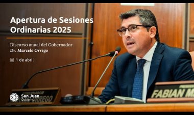 Seguí en vivo la Apertura de Sesiones 2025: mensaje anual del gobernador Marcelo Orrego