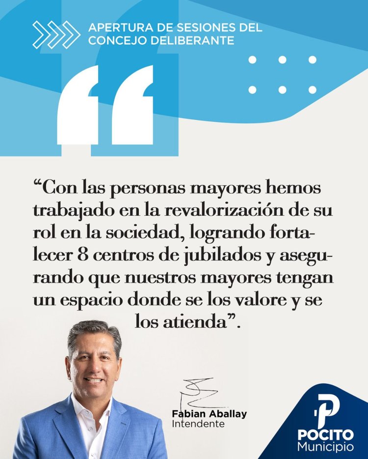 Aballay abrió sesiones y compartió el plan de trabajo 2025