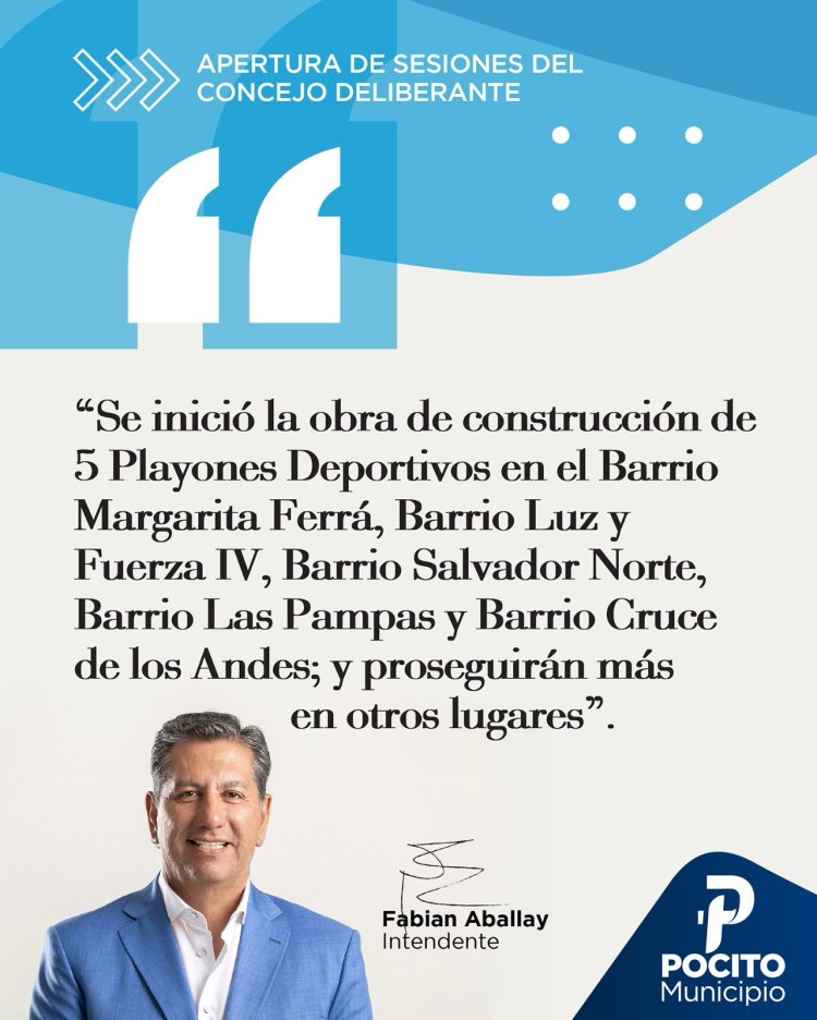 Aballay abrió sesiones y compartió el plan de trabajo 2025