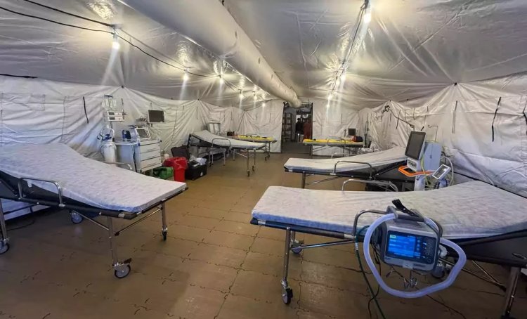 Bahía Blanca: se habilitó un hospital de campaña montado por el Ejército