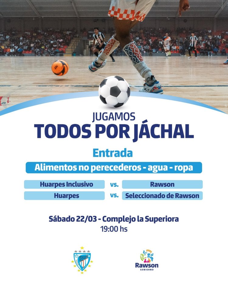 "Jugamos Todos por Jáchal"