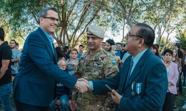 Rawson conmemoró el Día de las Malvinas con un emotivo acto de homenaje