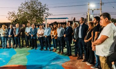 Se inauguraron las Refacciones en la Plaza del Barrio Bella Vista