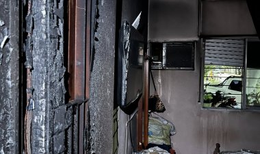 Voraz incendio arrasó con una casa en Santa Lucía y necesitan ayuda