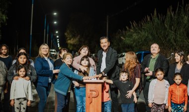 El alumbrado público llegó a un sector importante de Pocito
