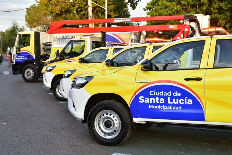 Santa Lucía adquirió nuevas movilidades