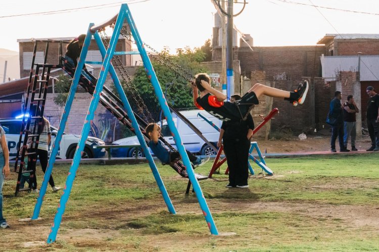 Se inauguraron las Refacciones en la Plaza del Barrio Bella Vista