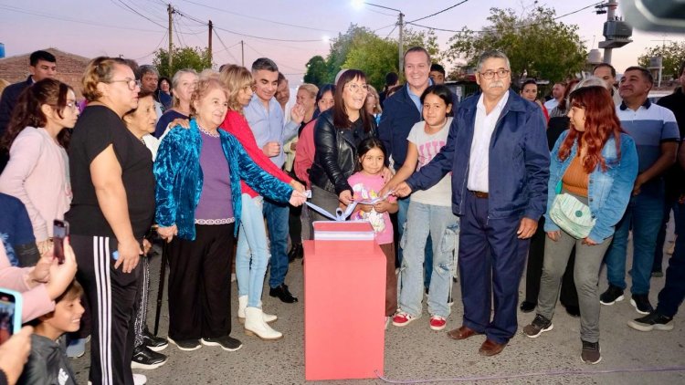 Una transitada arteria junto a cinco lugares chimberos ya tienen su nueva iluminación led