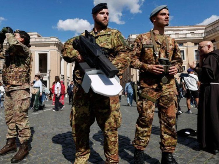 Gran operativo de seguridad en Roma durante el último día para despedirse del Papa