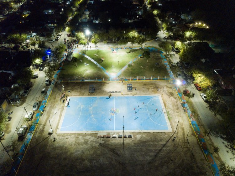 Rawson inauguró importantes obras en el Barrio Escobar