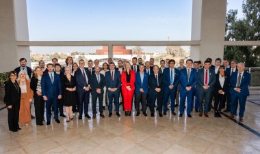 Orrego recibió al embajador de la Unión Europea y su comitiva