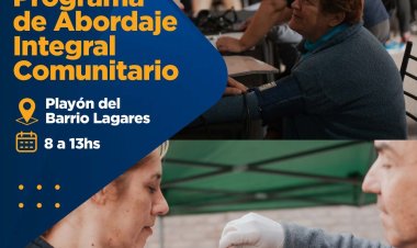 El Playón del Barrio Lagares recibe un nuevo Abordaje Integral Comunitario de Pocito