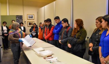 Estudiantes de Historia de la Facultad de Filosofía visitaron el Archivo General