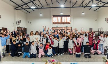 El vicegobernador presentó el concurso San Juan Escribe en la Escuela Villarino