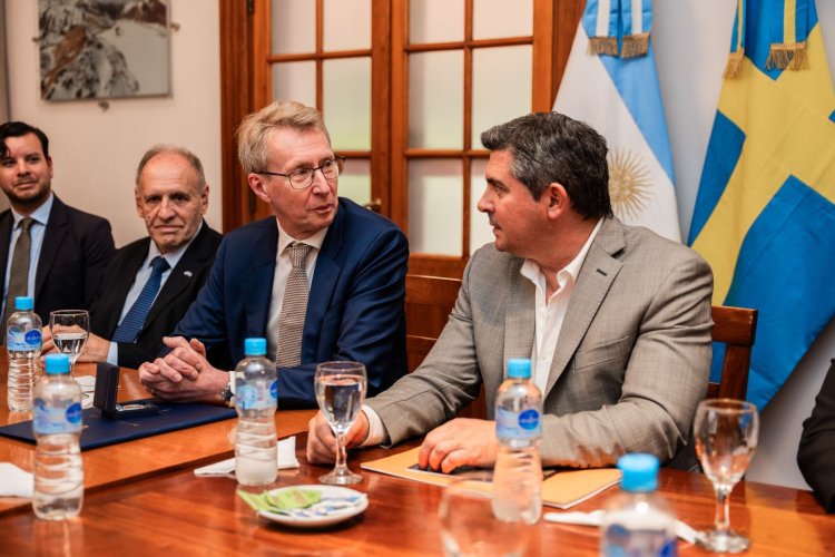 El gobernador recibió al embajador de Suecia en Argentina