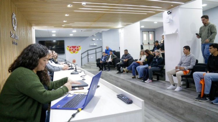Primera reunión con Gestores Deportivos por los Juegos Evita Provinciales