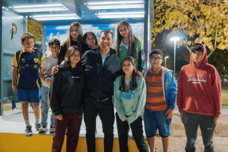 La iluminación LED llegó al Barrio Quinto Cuartel