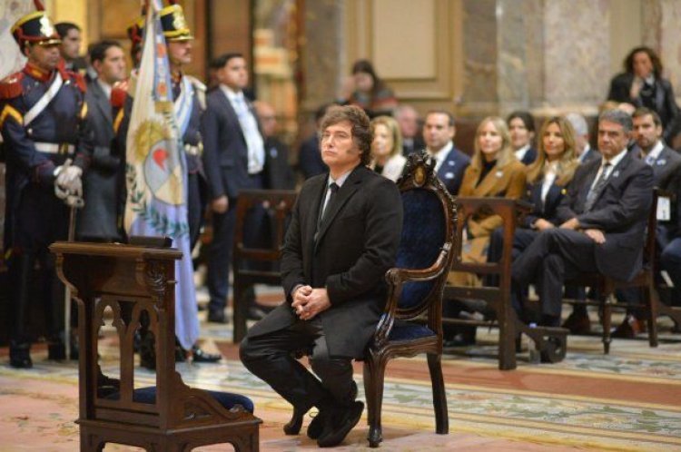 Milei evitó saludar a Jorge Macri y a Villarruel en su ingreso al Te Deum en la Catedral y generó tensión