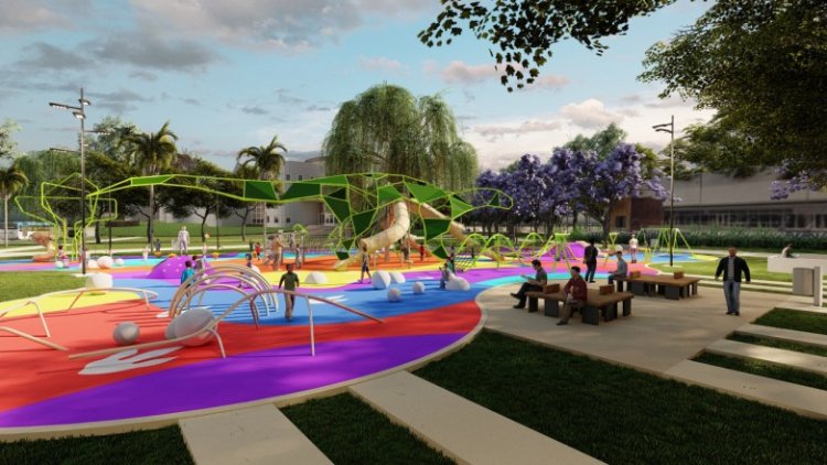 Se construirá un nuevo polo de juegos infantiles en el Parque Belgrano