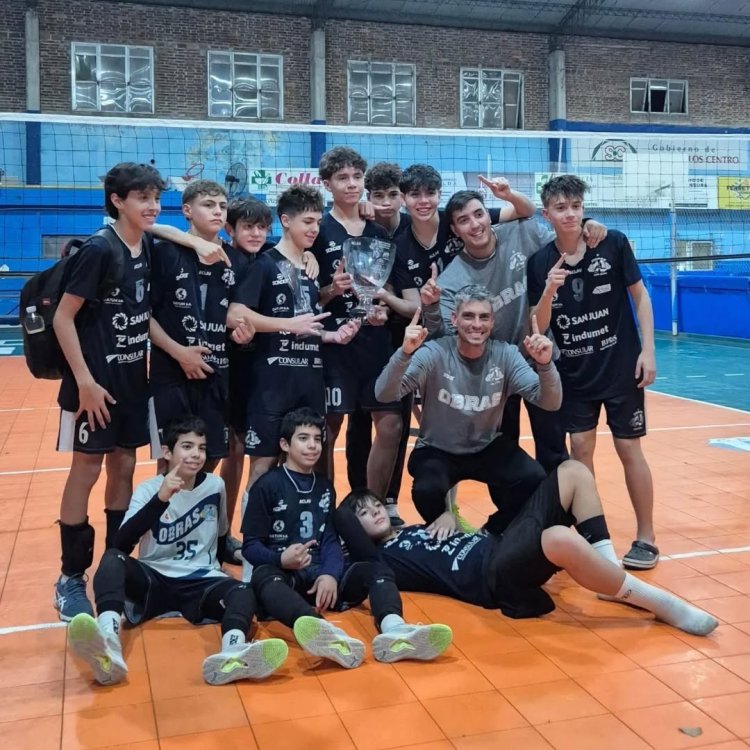 Obras Vóley fue campeón de un torneo internacional en Santa Fe