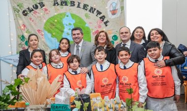 Orrego encabezó la celebración del Día del Ambiente con anuncios de fuerte impronta solidaria